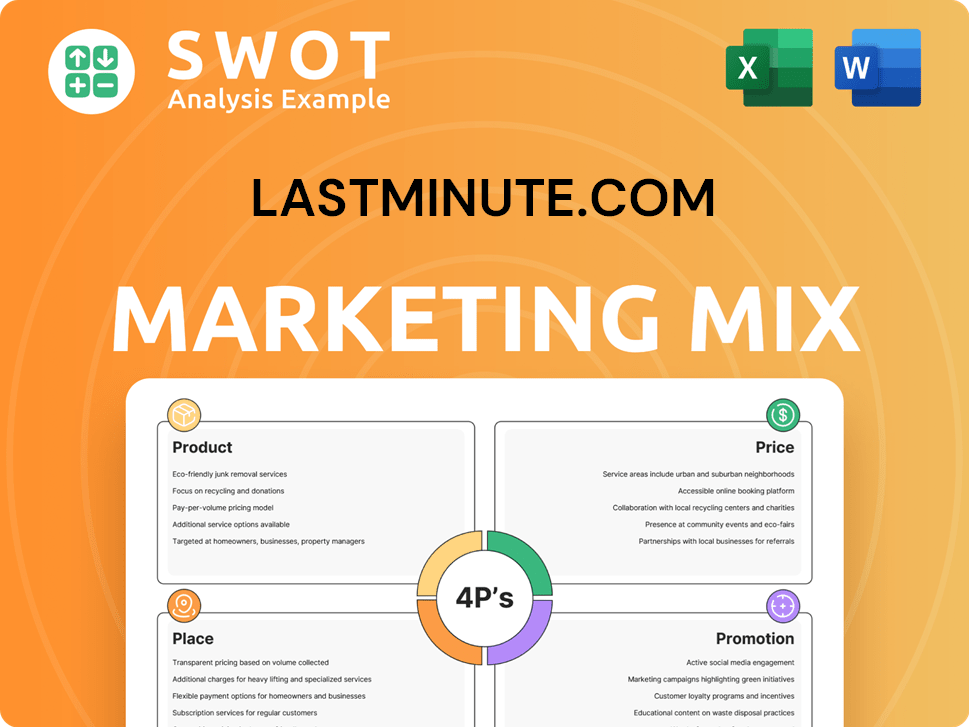 lastminute.com Marketing Mix