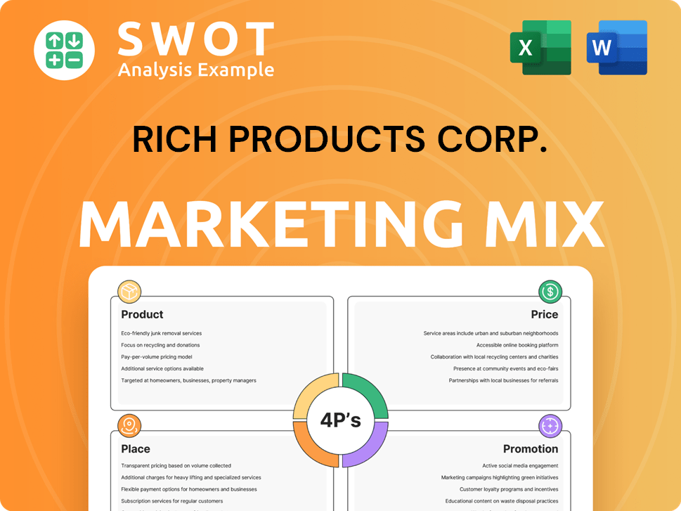 Rich Products Corp. Marketing Mix