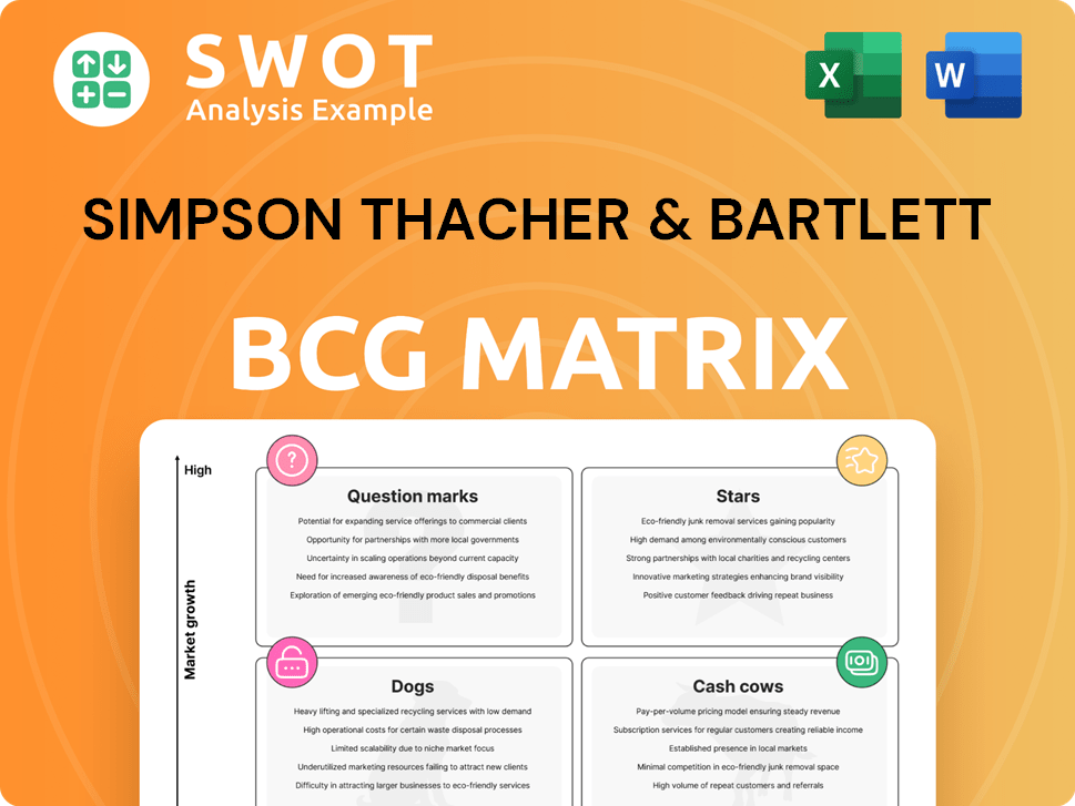 Simpson Thacher & Bartlett Boston Consulting Group Matrix