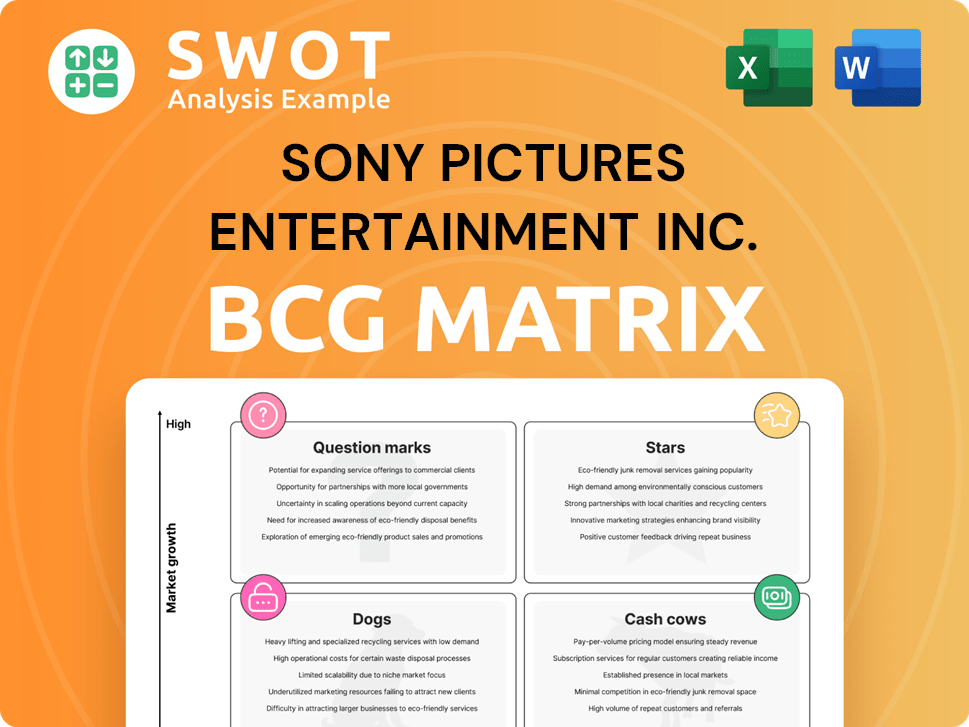 Sony Pictures Entertainment Inc. Boston Consulting Group Matrix