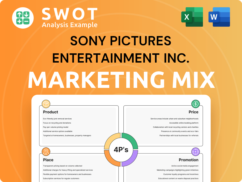 Sony Pictures Entertainment Inc. Marketing Mix