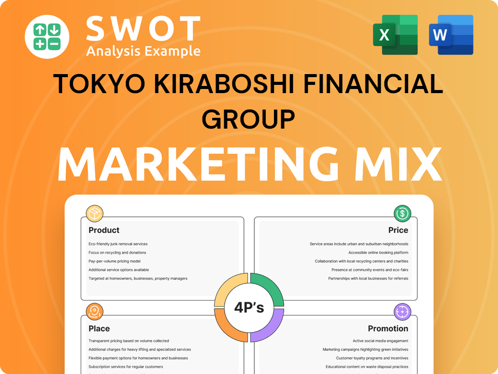 Tokyo Kiraboshi Financial Group Marketing Mix