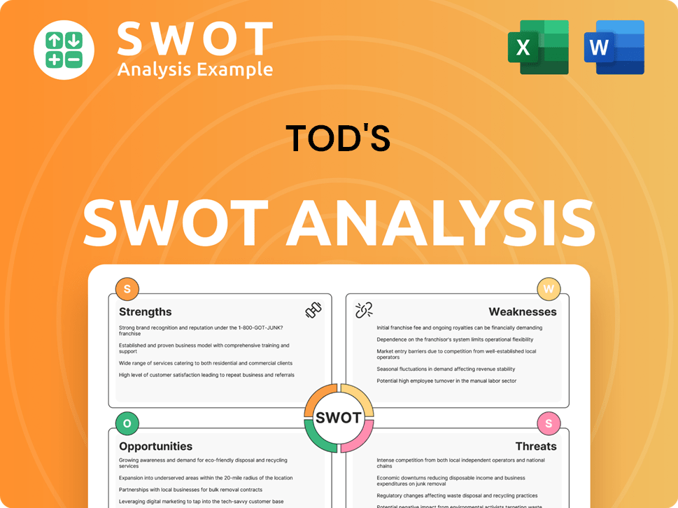 TOD'S SWOT Analysis