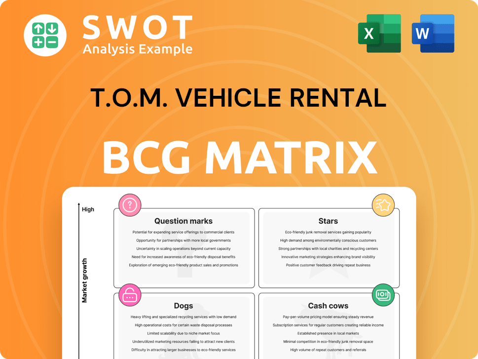T.O.M. Vehicle Rental Boston Consulting Group Matrix