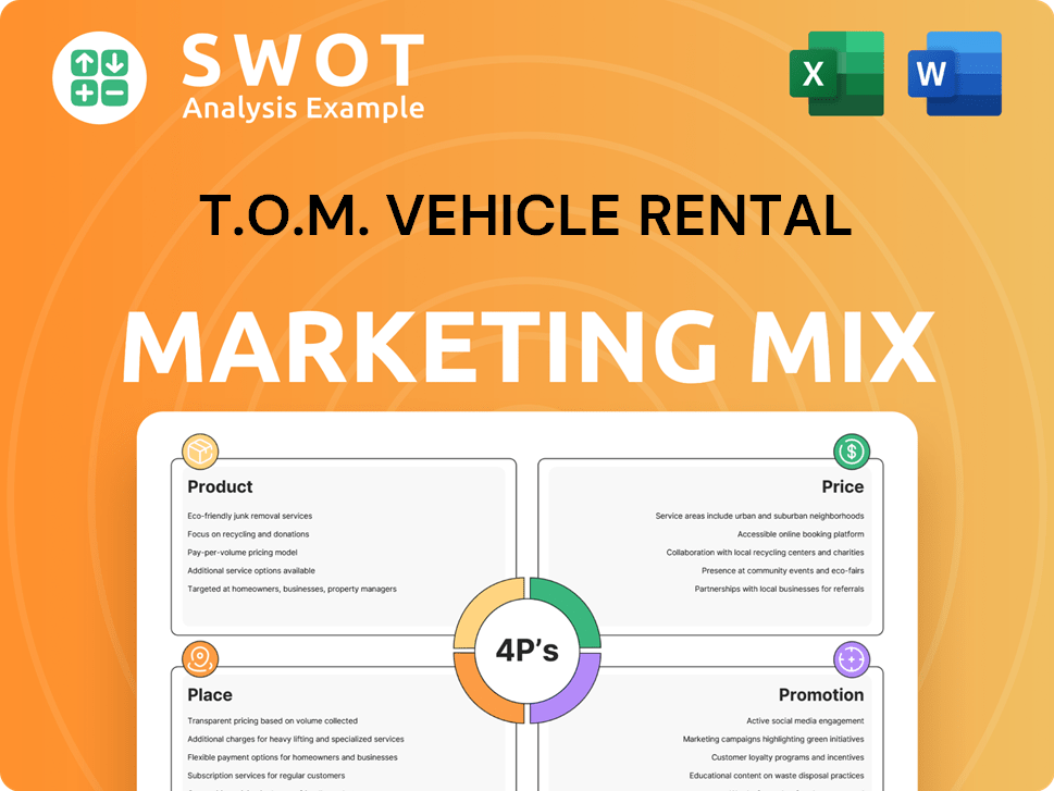 T.O.M. Vehicle Rental Marketing Mix