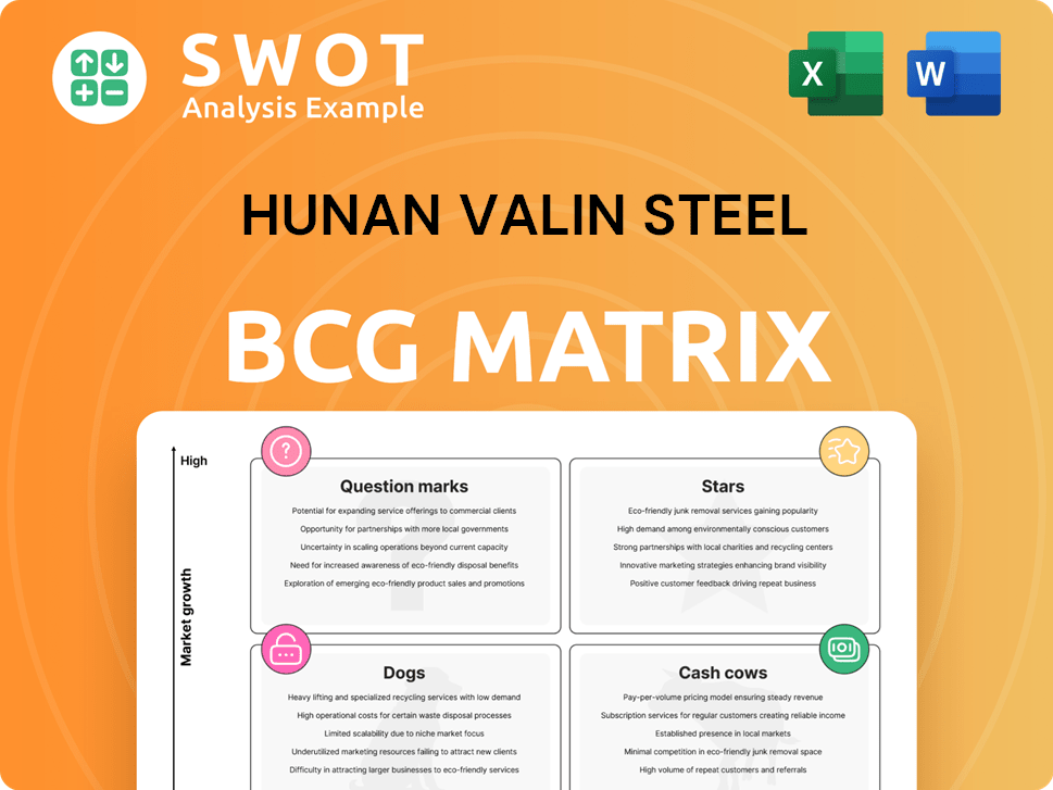 Hunan Valin Steel Boston Consulting Group Matrix