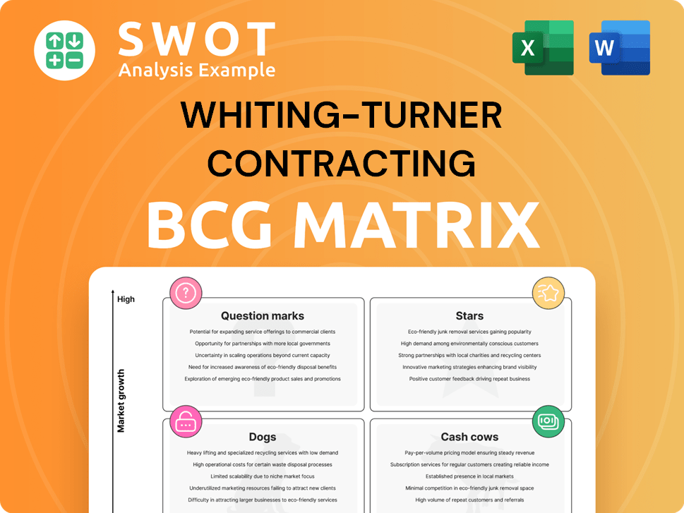Whiting-Turner Contracting Boston Consulting Group Matrix